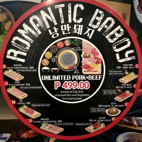 romantic baboy timog|Updated Romantic Baboy Branches & Menu + Review .